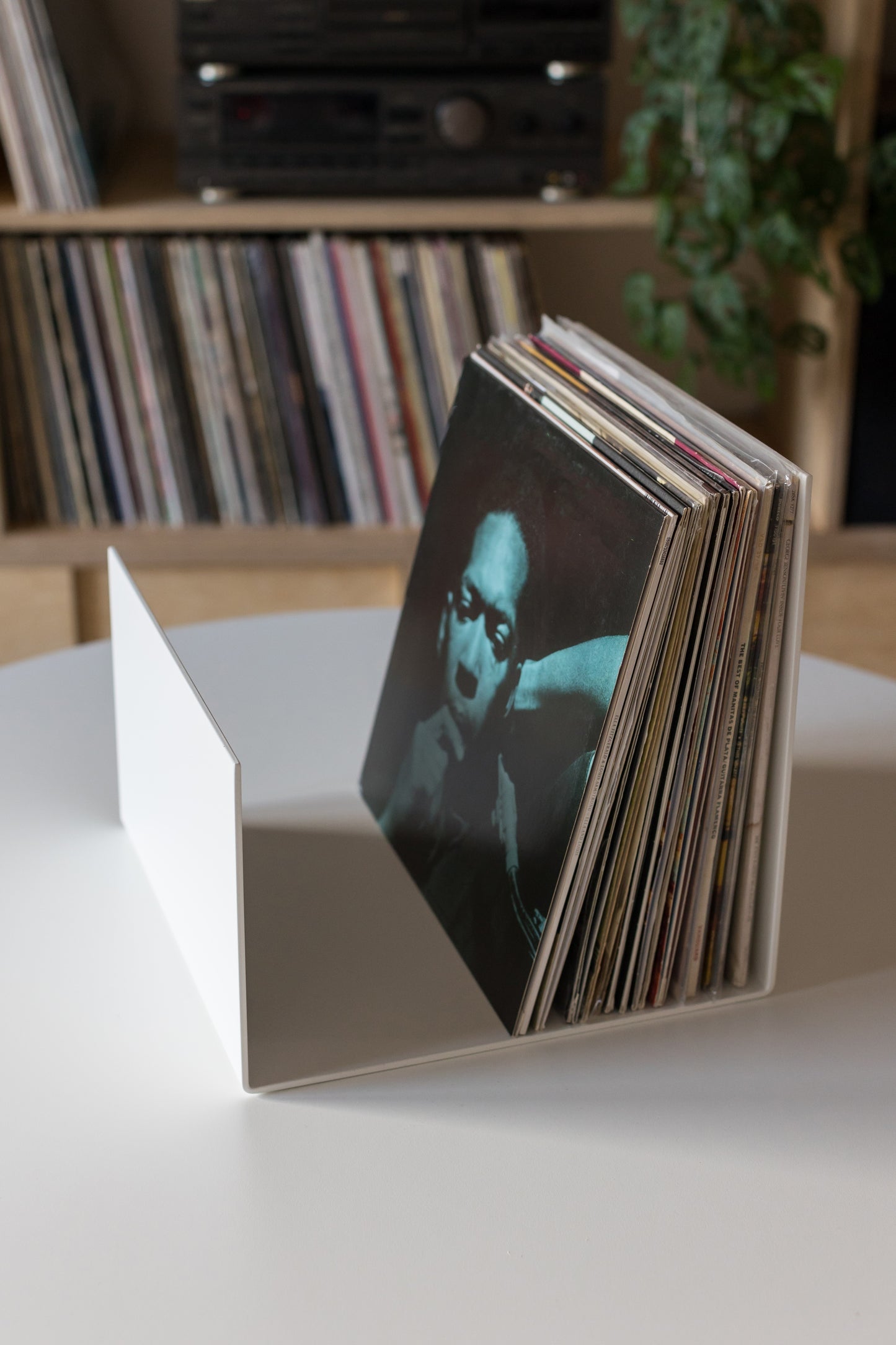 stojak na płyty winylowe