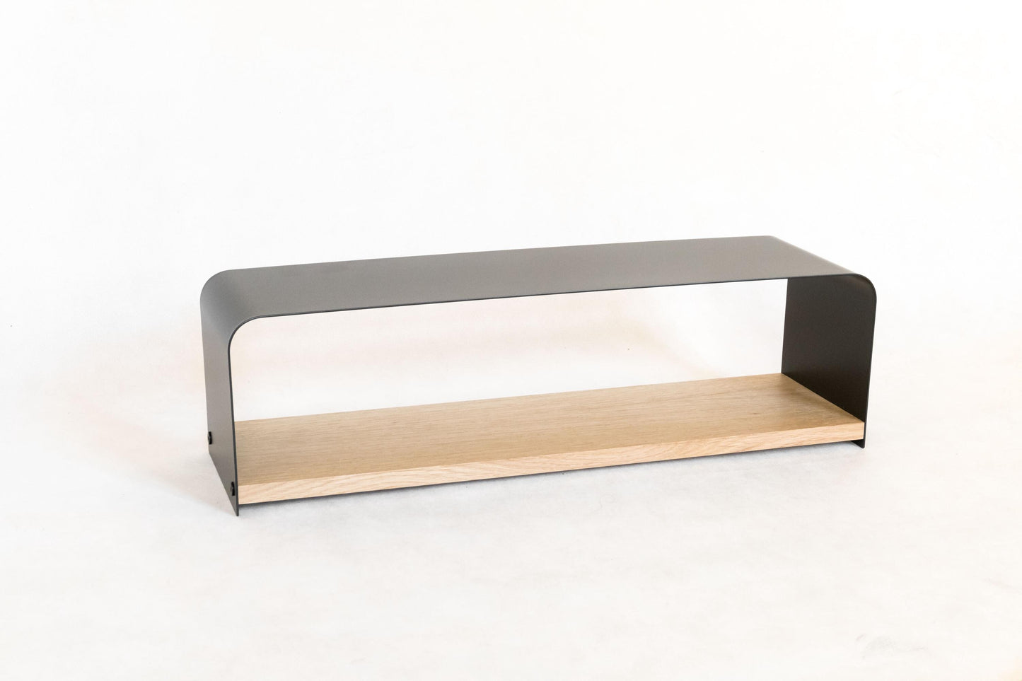 Nowoczesny czarny stojak na buty